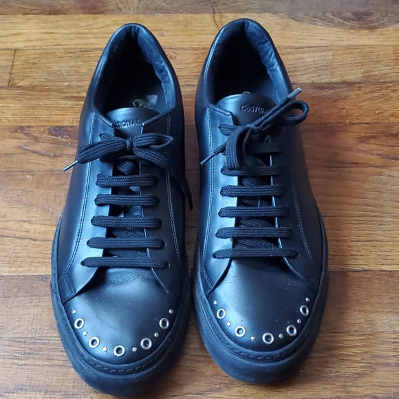Costume National Men's Studded Leather Sneaker - Picture 3 of 9